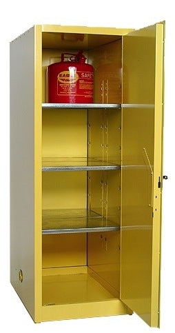 Eagle 48 Gal. Flammable Liquid Space Saver Safety Storage Cabinet w/ One Door Manual Three Shelves, Model: 1946