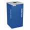 Ex-Cell Kaiser Kaleidoscope Collection Square recycling receptacle with Plastic decal - RC-KDSQ-PLRYX