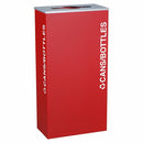 Ex-Cell Kaiser Kaleidoscope Collection XL Rectangular 17-gal recycling receptacle - RC-KD17-CRBX