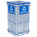 Ex-Cell Kaiser Clean Grid heavy duty, collapsible outdoor grid receptacle for Recycling - RGU-1836COMRBL