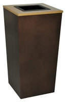 Ex-Cell Kaiser Metro Collection XL 34-gal capacity Trash Receptacle - RC-MTR-34TRHCPR