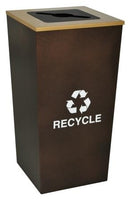 Ex-Cell Kaiser Metro Collection XL 34-gal capacity Recycling Receptacle - RC-MTR-34RHCPR