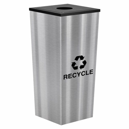 Ex-Cell Kaiser Metro Collection tapered recycling receptacle - RC-MTR-1SS