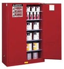 Justrite Storage Cabinet, Paint/Ink, Red, 60 Gal. - 894511