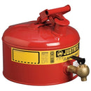 Justrite 2.5G/9.5L Lab Red W/540 Fct - 7225140