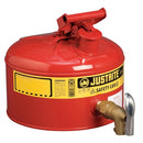 Justrite 2.5G/9.5L Lab Red W/902 Fct - 7225150
