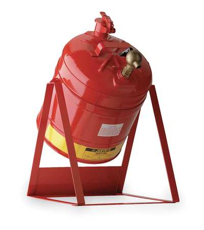 Justrite Safety Can, Tilt, Coated Steel, 5 Gallon - 7150157