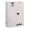 Justrite Safety Cabinet, 60 Gal., Manual, White - 896005