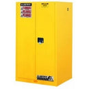 Justrite Safety Cabinet, 90 Gal., Sliding, Yellow - 899040