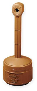 Justrite Butt Can, Terra Cotta, Capacity 1Gallon - 26806T