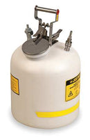 Justrite Hplc Safety Can, 5 Gal, Translucent - BY12755