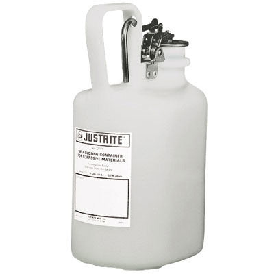 Justrite Acid Corrosive Can, 1 Gal, Translucent - 12161