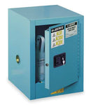 Justrite Storage Cabinet, 4 Gal, Blue - 890402