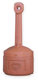 Justrite Butt Can, Terra Cotta, Capacity 4 Gallons - 26800T