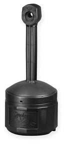 Justrite Butt Can, Deco Black, Capacity 4 Gallons - 26800D