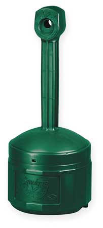 Justrite Butt Can, Forest Green, Capacity 4 Gallons - 26800G