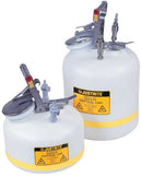 Justrite Hplc Safety Can, 2 G, 2 Ss Fittings - TF12752
