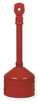 Justrite Butt Can, Red, Capacity 2 1/2 Gallons - 26810R