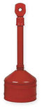 Justrite Butt Can, Red, Capacity 2 1/2 Gallons - 26810R