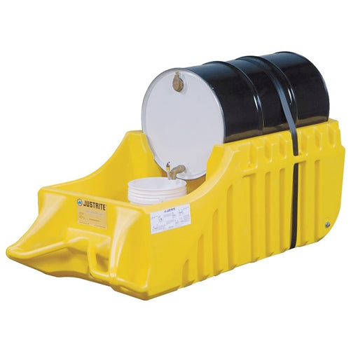 Justrite Indoor Spill Containment Caddy, 1 Drum - 28662
