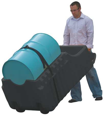 Justrite Outdoor Spill Containment Caddy, 1 Drum - 28665