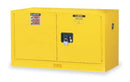 Justrite Safety Cabinet, Stackable, Self Close, 17 G - 891720