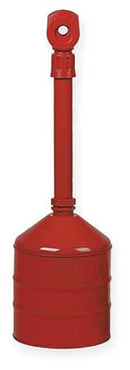 Justrite Butt Can, Red, Capacity 5 Gallons - 26811R