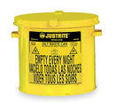 Justrite Safety Cans, Counertop, 2 Gallon, Yellow - 9200Y
