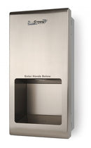Palmer Fixture BluStorm 2 Recessed High Speed Hand Dryer-SS, HD0955-09