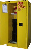 Securall W3040 60 Gal. Self-Close, Self-Latch Safe-T-Door for Cabinet for Storing Hazardous Waste in Drums - Indoor Use Only