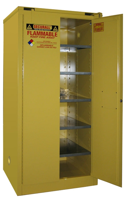 Securall P3120 120 Gal. Self-Close, Self-Latch Safe-T-Door for Cabinet for Storing Flammable Paints/Inks