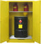 Securall V275 75 Gal. Ver. Self-Close, Self-Latch Sliding Door for Cabinet for Storing Flammables in Drums - Indoor Use Only