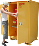 Securall A190WP1 90 Gal. Self-Latch Standard 2-Door for Outdoor Cabinet for Storing Flammables in Cans/Containers
