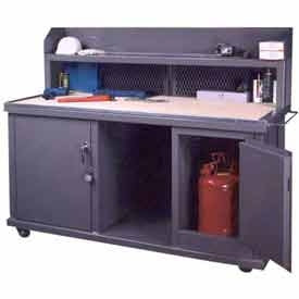 Securall WB10 Full capacity mobility, laminated bench top workstation for Mobile Work Bench & Shop Cart