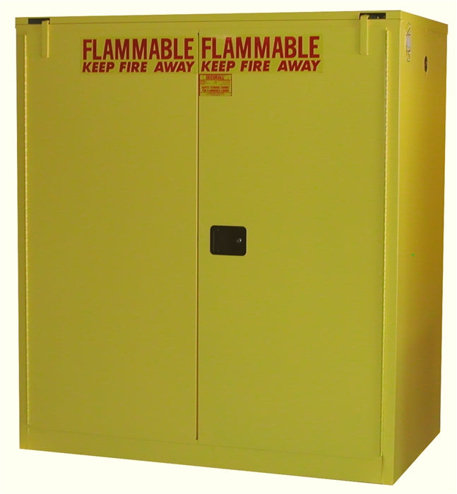 Securall V3110 120 Gal. Ver. Self-Close, Self-Latch Safe-T-Door for Cabinet for Storing Flammables in Drums - Indoor Use Only