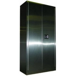 Securall 106-SS Self-Latch Standard 2-Door for Stainless Steel Industrial Single Wall Cabinet, New Part Number: 106-SW-SS