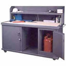 Securall WB20 Full capacity mobility, laminated bench top workstation w/Flammable Storage Cabinet for Mobile Work Bench & Shop Cart