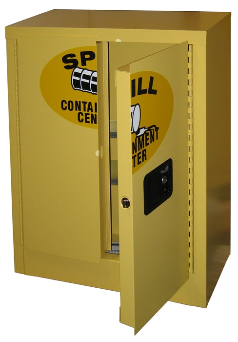 Securall SCC132 Wall Mount Cabinet / Self-Latch Standard 2-Door for Spill Containment Cabinet