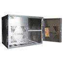 Securall LP6S 6 Cyl. Horizontal Standard Door for Aluminum Cabinet for Storing LP & Oxygen Gas Cylinders