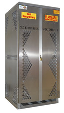 Securall OG10S 5-10 Cyl. Vertical Standard Door for Aluminum Cabinet for Storing LP & Oxygen Gas Cylinders