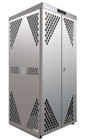 Securall LP8-VERTICAL 8 Cyl. Vertical Standard Door for Aluminum Cabinet for Storing LP & Oxygen Gas Cylinders, New Part Number: LP8S-Vertical