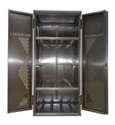 Securall LP8S 8 Cyl. Horizontal Standard Door for Aluminum Cabinet for Storing LP & Oxygen Gas Cylinders