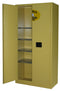 Securall SCC172 Full Size Stationary Cabinet / Self-Latch Standard 2-Door for Spill Containment Cabinet