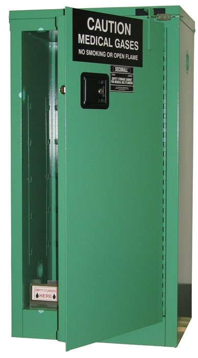 Securall MG309 Self-Latch Self-Close Safe-T-Door for Medical Gas Cabinet for Storing Oxygen Cylinders