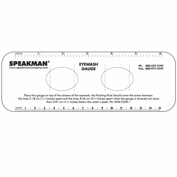 Speakman SE-952 Plastic Eyewash Gauge
