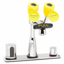 Speakman SEF-1824 Operated Sensor Eyesaver Eyewash Faucet with 8 In. Deck Plate & Above Counter Mixer