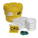 SpillTech SPKO-20 Oil Absorbant Spill Kit, Salvage Drum, 43 Piece