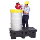 SpillTech ULT2504 2-Drum Spill Pallet