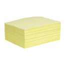 SpillTech YPB100S Chemical Hazmat Spill Sorbent Pads,  15" X 19"