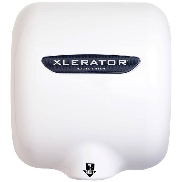 Xlerator XL-BW High Efficiency Hand Dryer, GreenSpec, White Thermoset Resin Cover